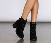 Walk My Way Quilted Faux Suede Booties Sai Feel